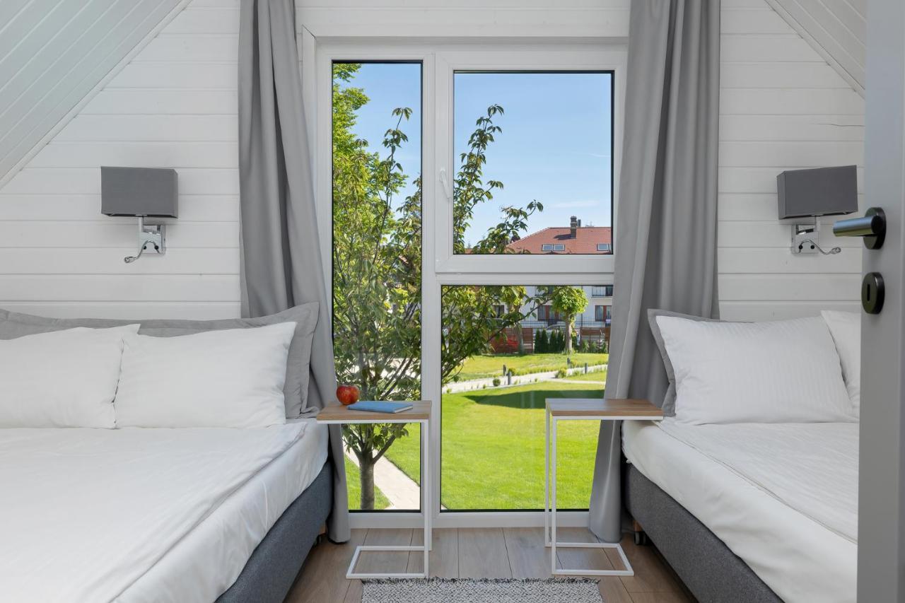 Domki Villa Hoff Resort Trzęsacz Kültér fotó