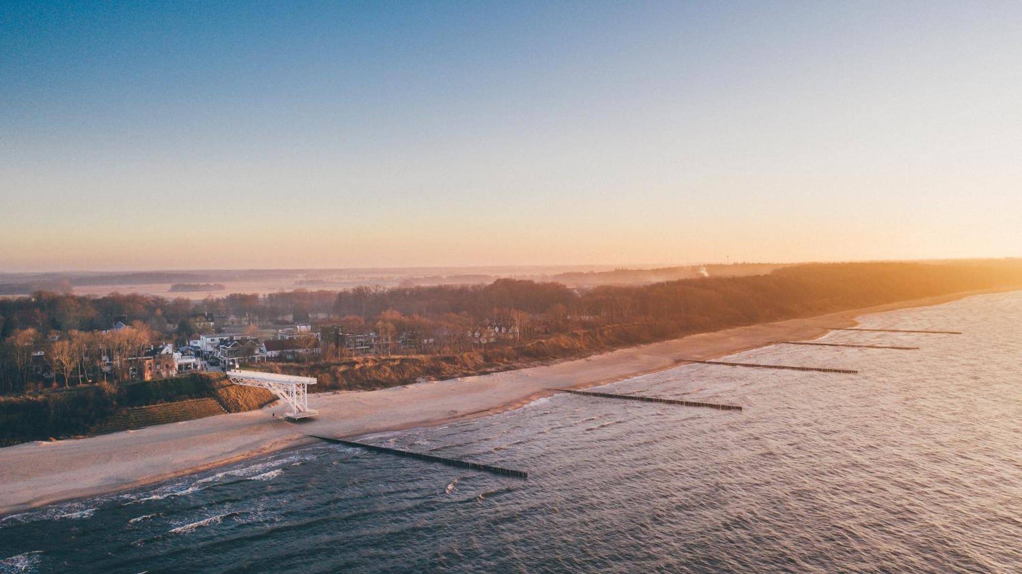 Domki Villa Hoff Resort Trzęsacz Kültér fotó