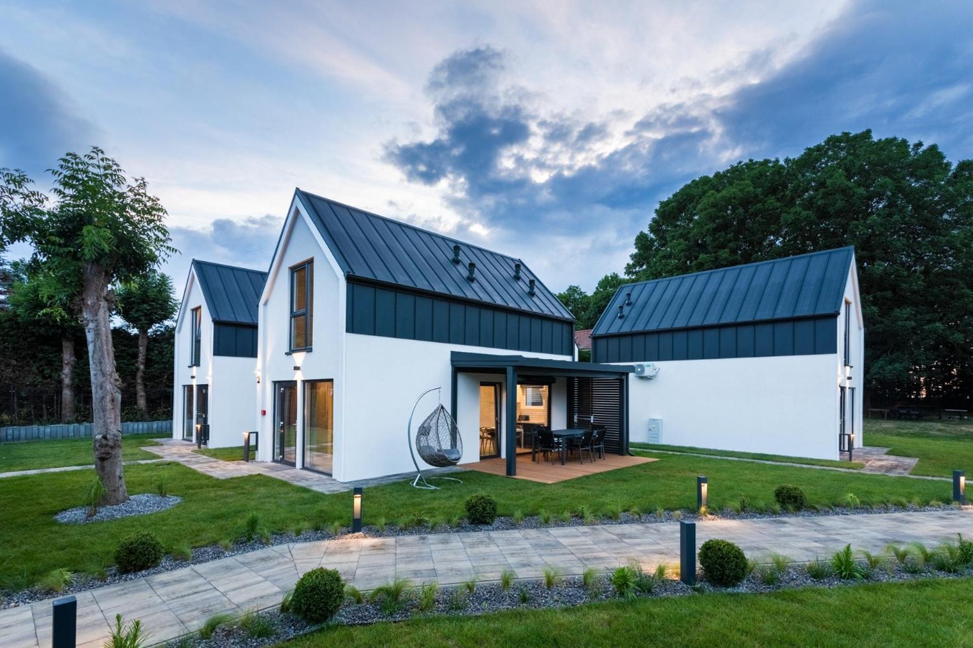 Domki Villa Hoff Resort Trzęsacz Kültér fotó
