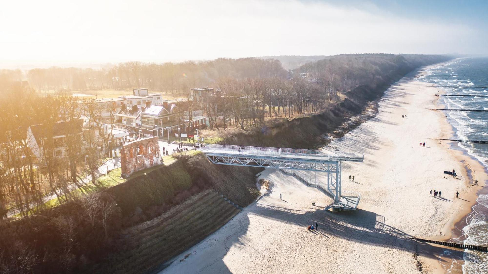 Domki Villa Hoff Resort Trzęsacz Kültér fotó